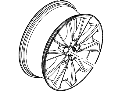2012 Ford Flex Spare Wheel - BE9Z-1007-A