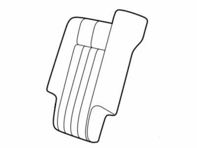 Ford 5L2Z-7866600-MAC Rear Seat Back Cover Assembly