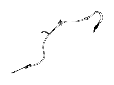 2016 Ford F-550 Super Duty Parking Brake Cable - FC3Z-2A635-B