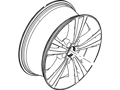 2014 Lincoln MKS Spare Wheel - BA5Z-1007-C