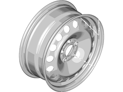 2014 Ford Transit Connect Spare Wheel - DT1Z-1007-D