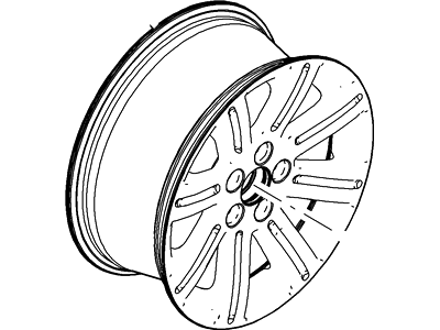 Ford Flex Spare Wheel - 8A8Z-1007-A