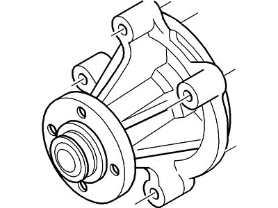 Ford YW7Z-8501-BB Pump Assembly - Water