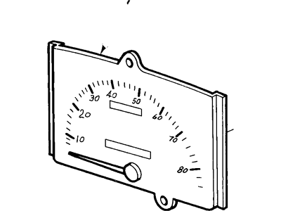 Mercury Topaz Speedometer - F23Z-17255-D