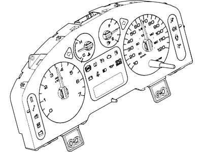 Ford 5F9Z-10849-LB Instrument Cluster