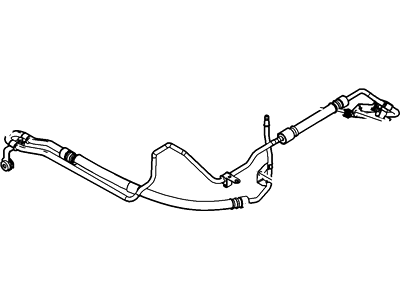 2006 Lincoln LS Power Steering Hose - 6W4Z-3A719-BA