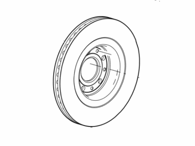 2008 Ford Taurus X Brake Disc - G2MZ-1V125-BKA