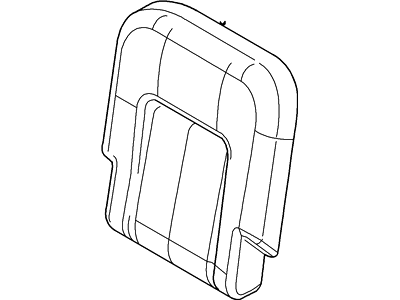Ford 5L1Z-7866600-MAA Rear Seat Back Cover Assembly
