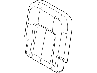Ford 4L1Z-7866601-CAD Rear Seat Back Cover Assembly