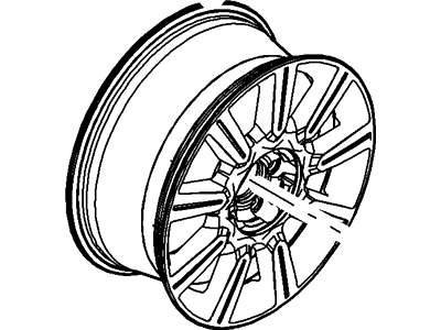 2010 Lincoln MKZ Spare Wheel - 9H6Z-1007-A