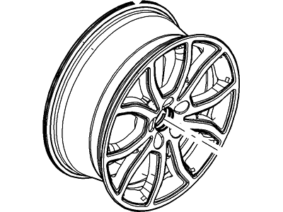 2011 Lincoln MKZ Spare Wheel - AE5Z-1007-C