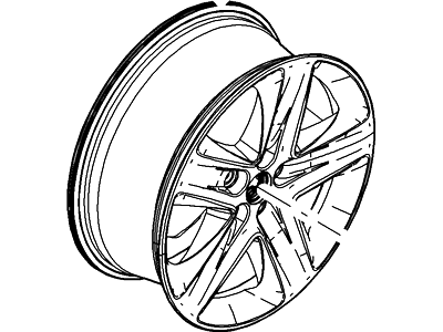 Ford AE5Z-1007-A Wheel Assembly
