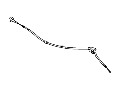 Lincoln MKS Parking Brake Cable - DG1Z-2A635-C