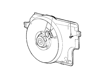 Ford F5ZZ-8C607-B Fan And Motor Assembly