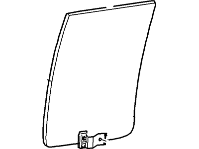Ford 8L2Z-7825713-A Glass And Channel Assembly