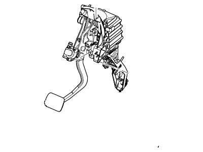 2007 Mercury Montego Brake Pedal - 5F9Z-2455-BA