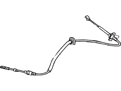 Ford F6DZ-7E395-B Selector Lever Control Cable Assembly