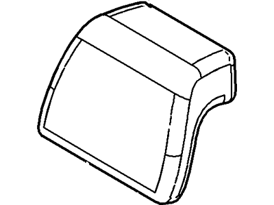 Ford AA8Z-74501A04-JC Cover Assembly - Rear Seat Headrest