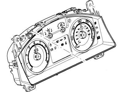 2011 Ford Escape Instrument Cluster - BL8Z-10849-DA