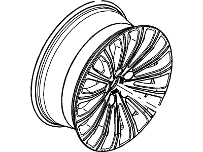 2015 Lincoln MKX Spare Wheel - BA1Z-1007-A