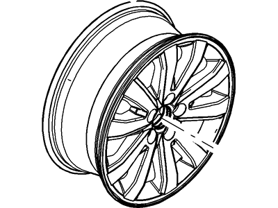 2012 Lincoln MKX Spare Wheel - BT4Z-1007-C