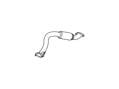 2001 Ford Focus Exhaust Pipe - YS4Z-5G203-AA