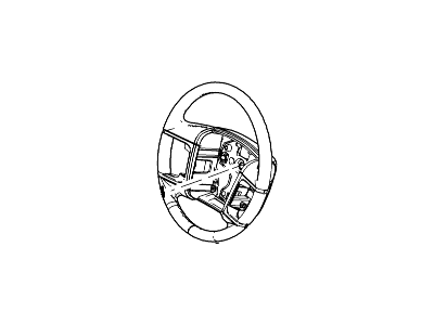 Ford 8L1Z-3600-BA Steering Wheel Assembly