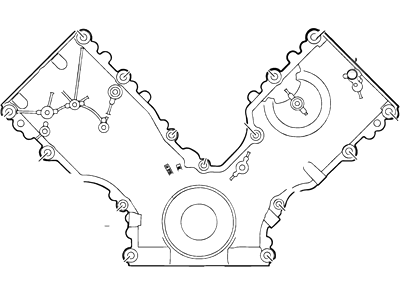 Ford F-450 Super Duty Timing Cover - F81Z-6019-AA