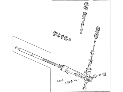 1998 Ford Contour Rack And Pinion - F73Z-3504-CCRM