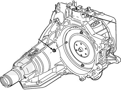 2000 Ford Taurus Transmission Assembly - YF1P-7000-HA