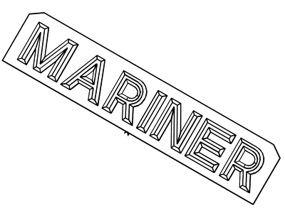 2011 Mercury Mariner Emblem - 8E6Z-7842528-A