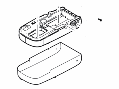 Ford 5W1Z-5467112-AAC Armrest Assembly