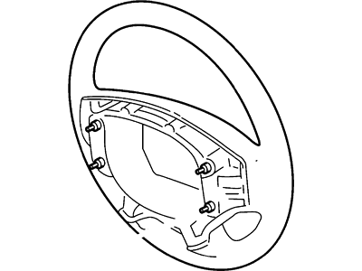 Ford XF2Z-3600-AAC Steering Wheel Assembly