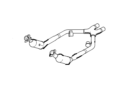 Ford BR3Z-5F250-B Catalytic Converter Assembly