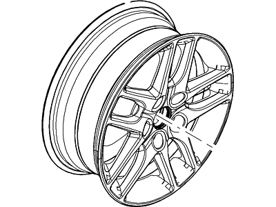2011 Mercury Milan Spare Wheel - 9E5Z-1007-E