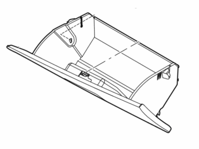 Ford Taurus Glove Box - DG1Z-54060T10-BA