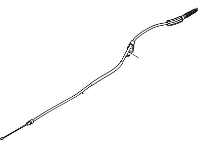 2009 Ford Explorer Sport Trac Parking Brake Cable - 8A2Z-2A635-A