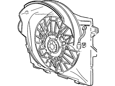 Mercury Grand Marquis Fan Motor - 1W7Z-8C607-AA