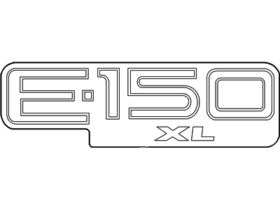 Ford XC2Z-1542528-EA Back Door-Emblem Badge Nameplate