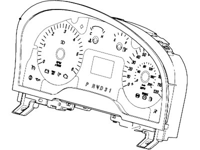 2007 Mercury Monterey Speedometer - 6F2Z-10849-EB