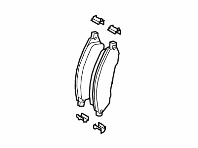 2007 Mercury Monterey Brake Shoe - J2MZ-2V001-E