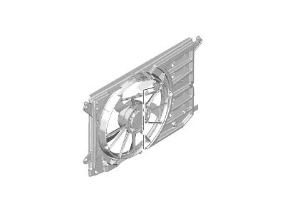 Ford Fusion Cooling Fan Assembly - DS7Z-8C607-A