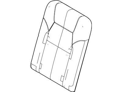 Ford 9L2Z-7866600-EA Rear Seat Back Cover Assembly