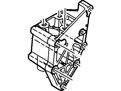 2005 Mercury Mariner Motor And Transmission Mount - 3M4Z-6038-BA