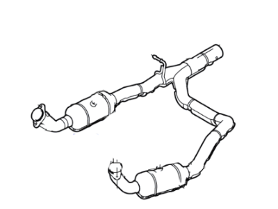 Ford HC2Z-5F250-A Catalytic Converter Assembly