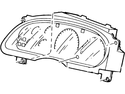 Ford Excursion Speedometer - 4C3Z-10849-GA