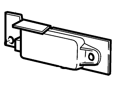 Ford Crown Victoria Air Bag Sensor - 3W7Z-14B345-BB