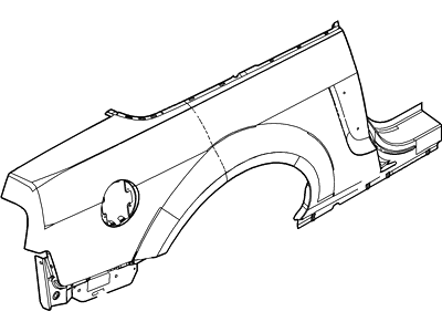 Ford AR3Z-7627841-A Panel - Body Side - Rear