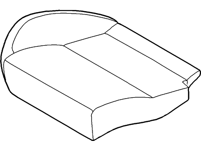 Ford CV6Z-5863804-LC Rear Seat Cushion Cover Assembly