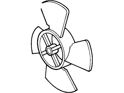 Mercury Capri Cooling Fan Assembly - E1ZZ8600B